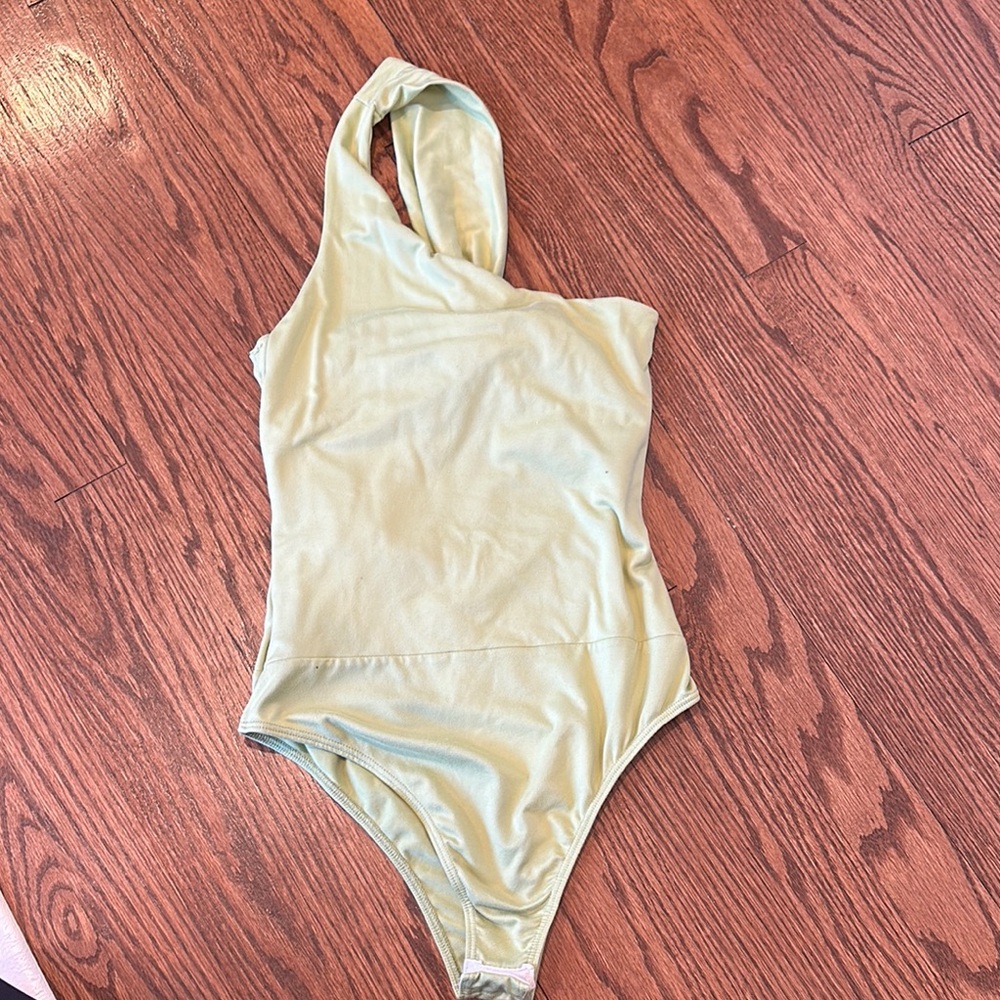 Miss Lola Ava Green Bodysuit - Picture 4 of 5